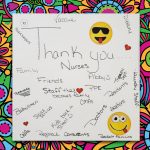 Thank you large post-it note