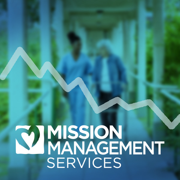 Nursing care facility with a graph on it